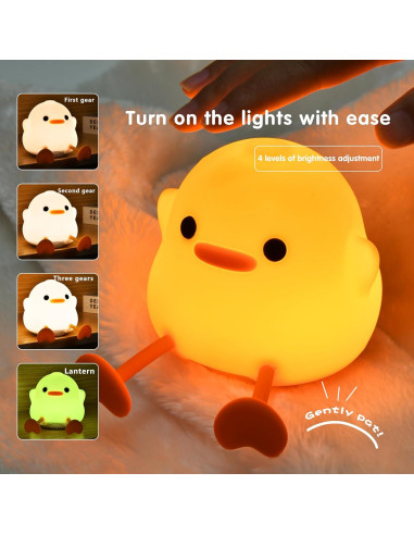 Máquina de Sonido para Bebés ICARER J01, Luz Nocturna Amarilla