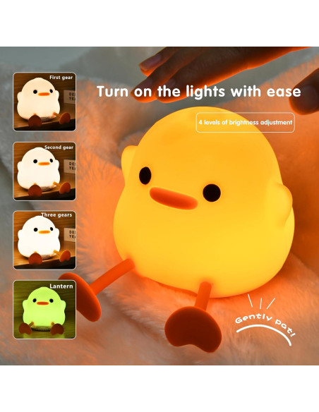 Máquina de Sonido para Bebés ICARER J01, Luz Nocturna Amarilla