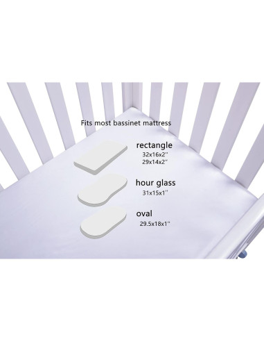 Juego de Sábanas para Cuna de Satén Tcmyyund Rosa y Blanco