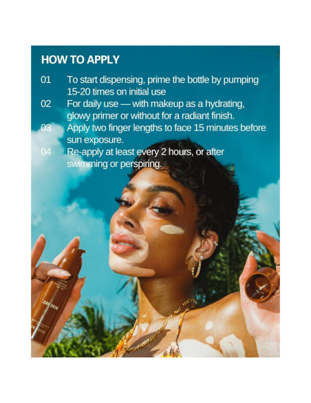 Cay Skin Isle Glow Hidratante Facial SPF 45 - 85 g