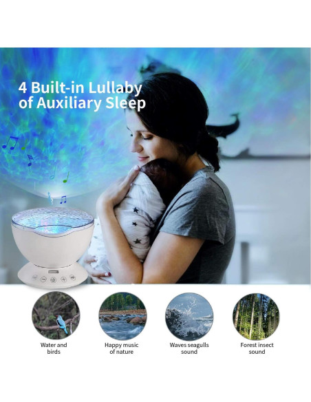 Proyector de Olas del Océano TOMNEW con Control Remoto LED Proyector de Olas del Océano TOMNEW con Control Remoto LED