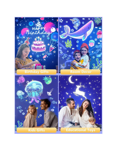 Proyector de Estrellas Nocturno YOUKELA 21 Juegos 105 Modos