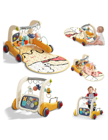 Gimnasio de Actividad para Bebés 3 en 1 con Piano Musical