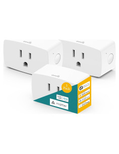 Enchufe Inteligente Onvis S4, 15A, Control Remoto, Paquete de 3