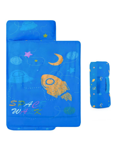 Colchoneta para Siesta Infantil Bella's Friends Azul 130x78cm