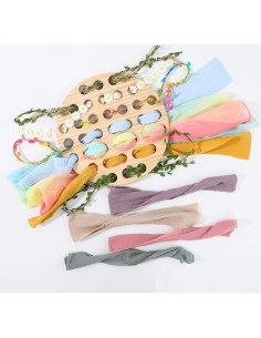 Tablero de Enhebrado de Madera COTTOVE 29x29 cm Montessori 2