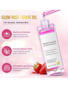 Aceite After Shave Pegciz Fresa y Vainilla 89ml Hidratante 2