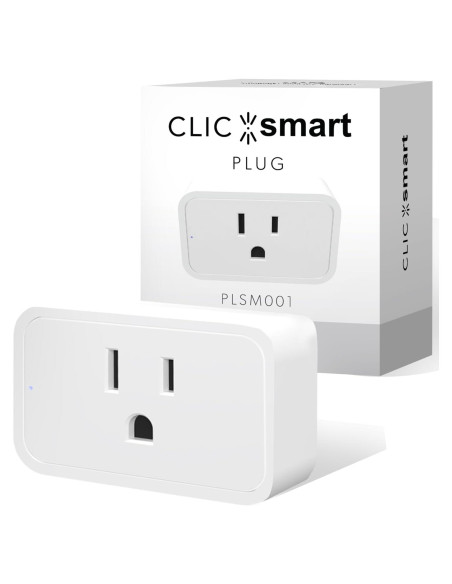 Enchufe Inteligente ClicSmart WiFi Blanco Compatible Alexa