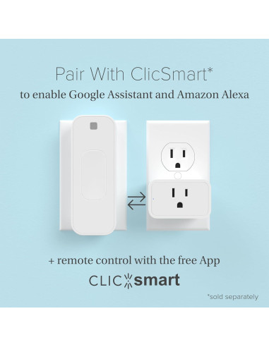 Enchufe Inteligente ClicSmart WiFi Blanco Compatible Alexa