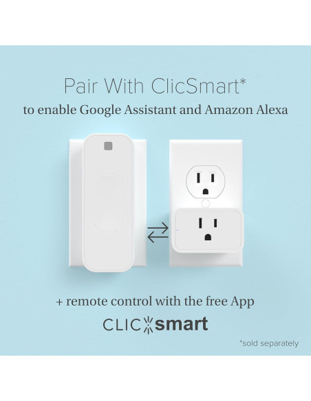 Enchufe Inteligente ClicSmart WiFi Blanco Compatible Alexa