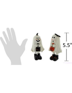 Set de 2 Figuras de Fantasmas de Halloween The Bridge 14 cm 2