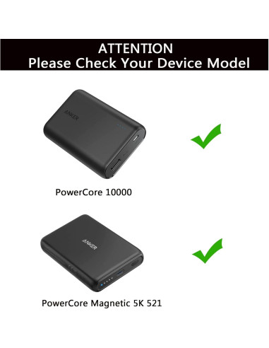 Funda Dura Khanka para Anker PowerCore 10000mAh - Negro
