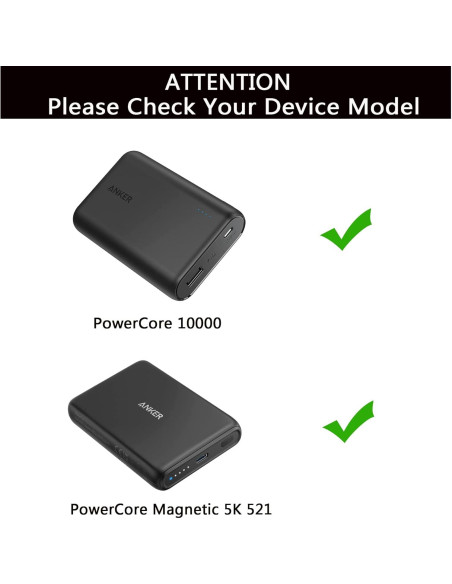 Funda Dura Khanka para Anker PowerCore 10000mAh - Negro