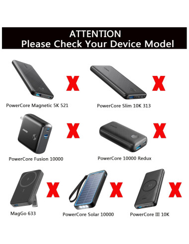 Funda Dura Khanka para Anker PowerCore 10000mAh - Negro