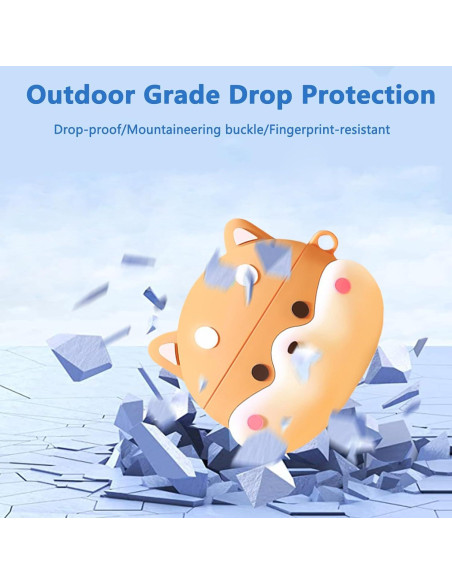 Funda Protectora 3D SKPY para Bose QuietComfort Earbuds II Corgi