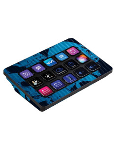 Piel de Vinilo para Elgato Stream Deck MK.2 MightySkins - Calaveras Azules