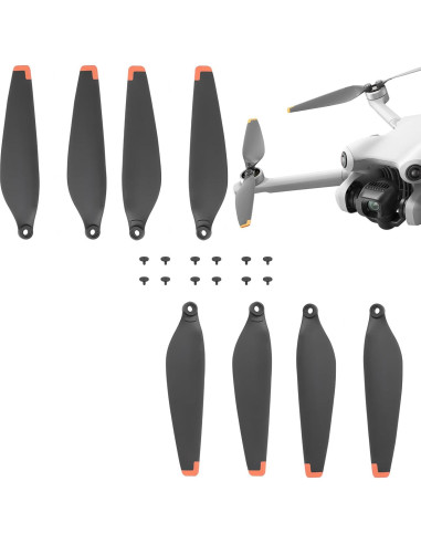 Hélices Reemplazo 8 Pcs para DJI Mini 4 Pro y Mini 3 Pro