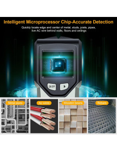 Buscador de Estudio JAXWQ TH410 - Escáner de Pared 5 en 1 2