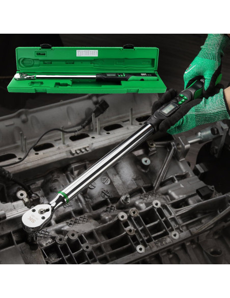 Llave de Torque Digital SK 1/2" 17-340 N-m Pantalla LED