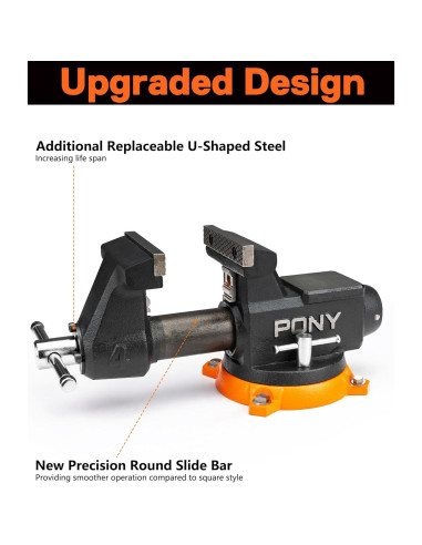 Prensa de Banco PONY 4" Alta Resistencia 1995.8KG