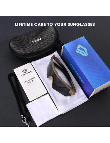 Gafas de sol deportivas Z87 UV protección alta definición