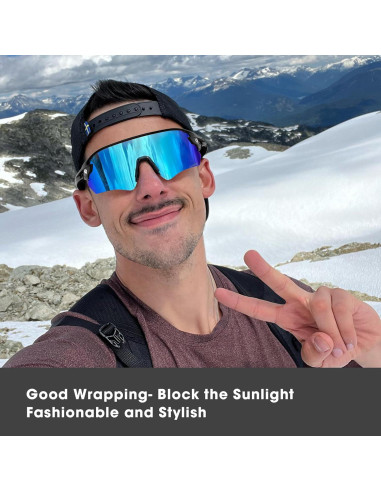 Gafas de sol deportivas Z87 UV protección alta definición