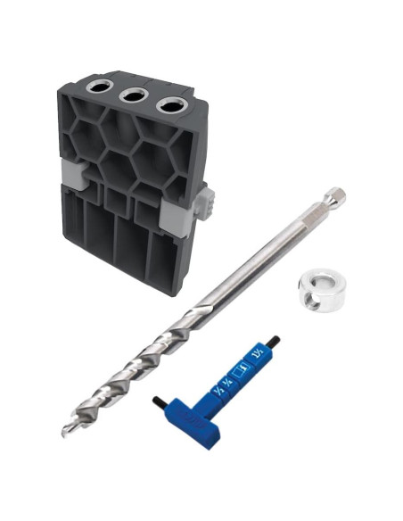 Kit de Guía de Taladro Micro Kreg KPHA530 para Agujeros de Bolsillo