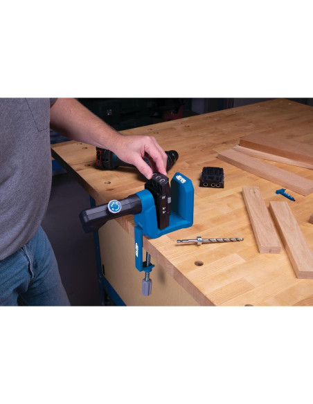 Kit de Guía de Taladro Micro Kreg KPHA530 para Agujeros de Bolsillo