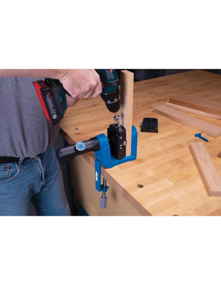 Kit de Guía de Taladro Micro Kreg KPHA530 para Agujeros de Bolsillo