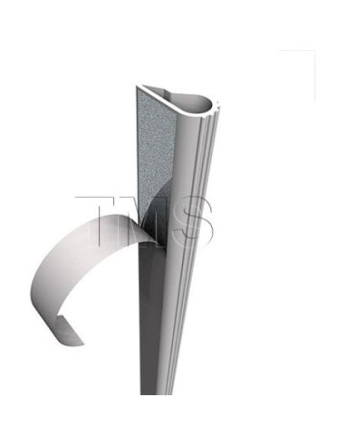 Sello de puerta aislante Trademark 6.1m silicona 1.27cm blanco