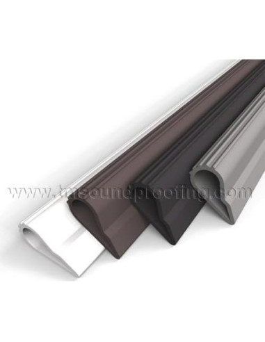 Sello de puerta aislante Trademark 6.1m silicona 1.27cm blanco