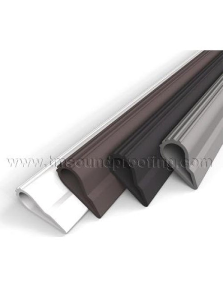 Sello de puerta aislante Trademark 6.1m silicona 1.27cm blanco