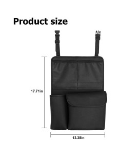 Organizador de Maletero HZEL, Bolsa Plegable 45x34 cm Negro 2