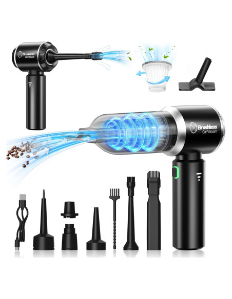 Aspiradora de Mano Inalámbrica GODROT 18000PA 4 en 1 Aspiradora de Mano Inalámbrica GODROT 18000PA 4 en 1