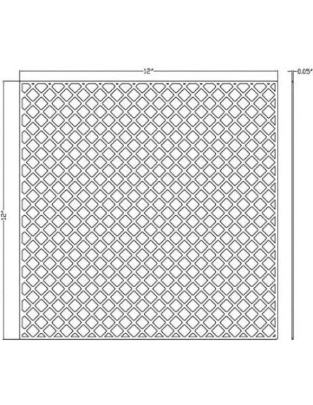 Malla de mosaico Uni-Green 30.48x30.48 cm con adhesivo fuerte - 11 piezas