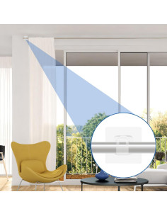 Soportes de Barra de Cortina Autoadhesivos TRUSBEE 8PCS 2