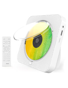 Reproductor de CD Bluetooth Howduoyu con control remoto y HiFi