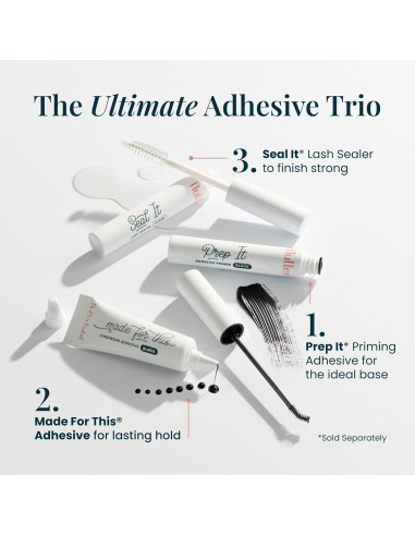 Adhesivo para Pestañas FlutterHabit Negro 9.1g - Secado Rápido