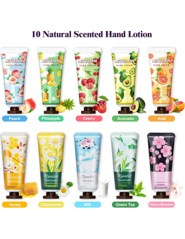 Set de Regalo 120 Mini Cremas de Manos KIYTARBOO 20g