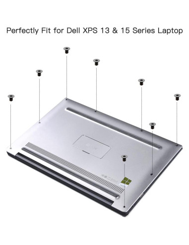 12 Tornillos M2x3mm Torx T5 + Destornillador para Dell XPS