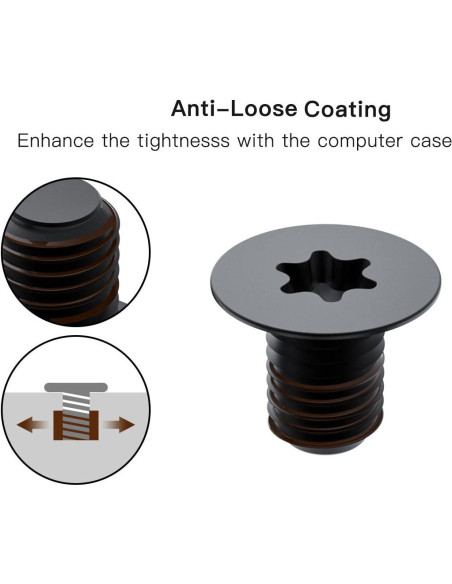 12 Tornillos M2x3mm Torx T5 + Destornillador para Dell XPS