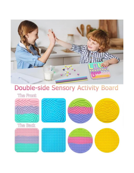 Tablero de Actividad Sensorial ZSFLZS - Juguete Antiestrés Colorido