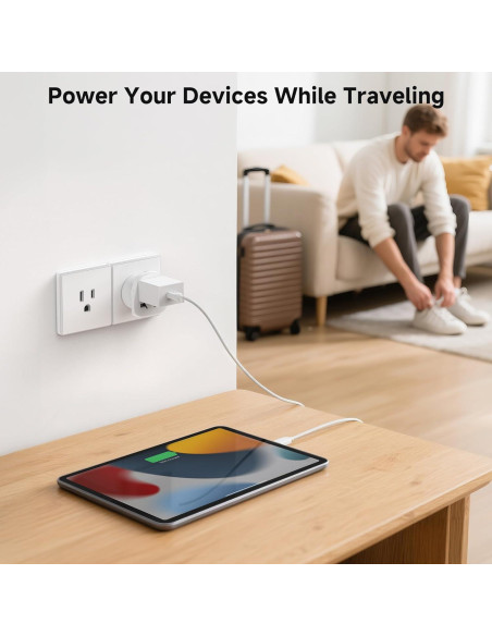 Adaptador de Viaje Universal Cable Matters Tipo B 2500W