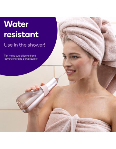 Hilo Dental Eléctrico Burst WaterFlosser Negro Inalámbrico