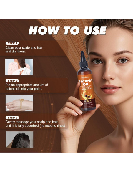 Aceite de Batana Orgánico 4 en 1 120mL - Nutrición y Reparación