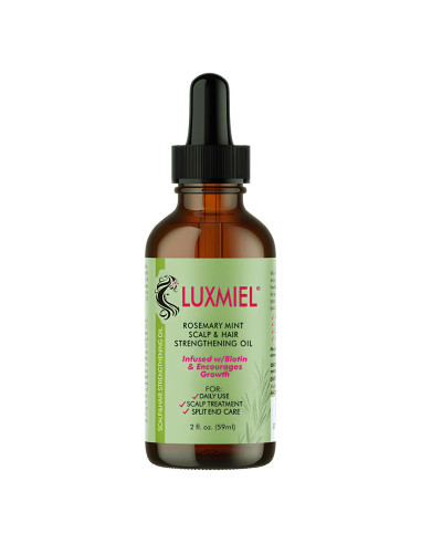 Aceite de Romero Orgánico LUXMIEL 60ml - Crecimiento Cabello y Cejas