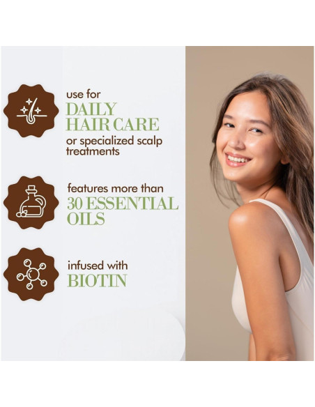 Aceite de Romero Orgánico LUXMIEL 60ml - Crecimiento Cabello y Cejas