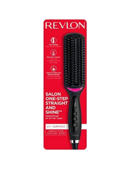 Cepillo Alisador Calentado Revlon One-Step 221C 1 Cuenta