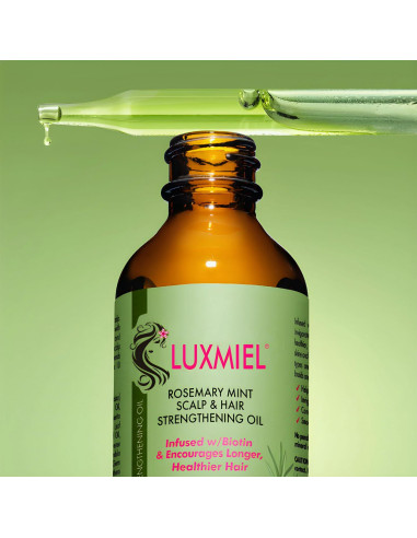 Aceite de Romero Orgánico LUXMIEL 60ml - Crecimiento Cabello y Cejas