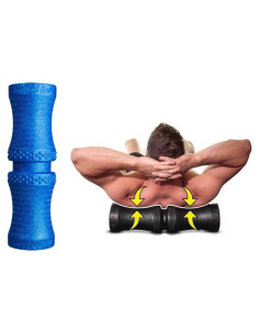 Rodillo de Espuma IntelliRoll Azul para Masaje Muscular 44.5cm